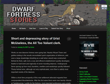 Tablet Screenshot of dfstories.com